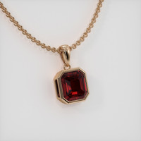 1.52 Ct. Gemstone Pendant, 14K Rose Gold 2