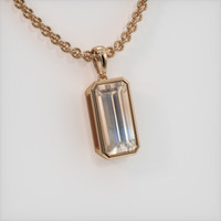 5.90 Ct. Gemstone Pendant, 14K Rose Gold 2