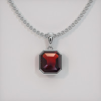 1.52 Ct. Gemstone Pendant, 14K White Gold 1