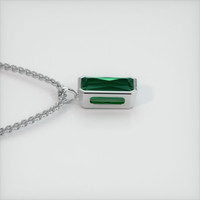 7.72 Ct. Gemstone Pendant, 14K White Gold 3