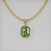 0.78 Ct. Gemstone Pendant, 14K Yellow Gold 1