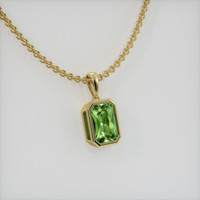 0.78 Ct. Gemstone Pendant, 14K Yellow Gold 2