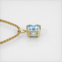 2.78 Ct. Gemstone Pendant, 14K Yellow Gold 3