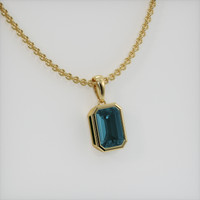 1.08 Ct. Gemstone Pendant, 14K Yellow Gold 2