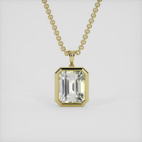 2.71 Ct. Yellow Topaz Pendant, 14K Yellow Gold 1