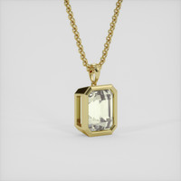 2.71 Ct. Yellow Topaz Pendant, 14K Yellow Gold 2