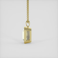 2.71 Ct. Yellow Topaz Pendant, 14K Yellow Gold 3
