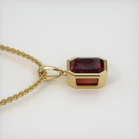 1.52 Ct. Gemstone Pendant, 14K Yellow Gold 3