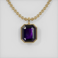 22.70 Ct. Gemstone Pendant, 18K Yellow Gold 1