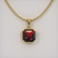 1.52 Ct. Gemstone Pendant, 18K Yellow Gold 1