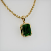 2.04 Ct. Gemstone Pendant, 18K Yellow Gold 2