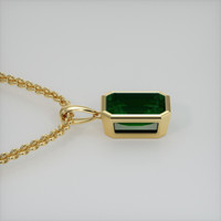 2.04 Ct. Gemstone Pendant, 18K Yellow Gold 3