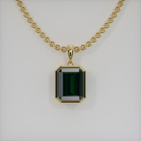 3.17 Ct. Gemstone Pendant, 18K Yellow Gold 1