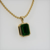 3.17 Ct. Gemstone Pendant, 18K Yellow Gold 2