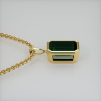 3.17 Ct. Gemstone Pendant, 18K Yellow Gold 3