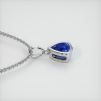 0.50 Ct. Blue Sapphire Pendant, Platinum 950 3
