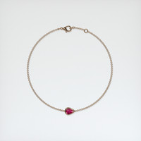 0.43 Ct.Tw. Ruby Bracelet, 14K Rose Gold 3