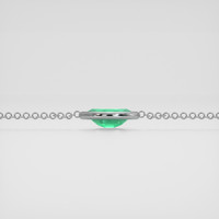 <span>0.62</span> <span class="tooltip-light">Ct.Tw.<span class="tooltiptext">Total Carat Weight</span></span> Emerald Bracelet, Silver 4