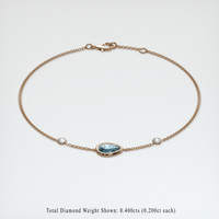 <span>0.80</span>&nbsp;<span class="tooltip-light">Ct.Tw.<span class="tooltiptext">Total Carat Weight</span></span> Gemstone Bracelet, 14K Rose Gold 2