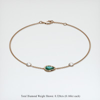 <span>0.63</span>&nbsp;<span class="tooltip-light">Ct.Tw.<span class="tooltiptext">Total Carat Weight</span></span> Gemstone Bracelet, 14K Rose Gold 2