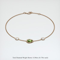 <span>0.93</span>&nbsp;<span class="tooltip-light">Ct.Tw.<span class="tooltiptext">Total Carat Weight</span></span> Gemstone Bracelet, 14K Rose Gold 2