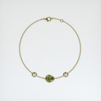 <span>0.93</span>&nbsp;<span class="tooltip-light">Ct.Tw.<span class="tooltiptext">Total Carat Weight</span></span> Gemstone Bracelet, 18K Yellow Gold 3