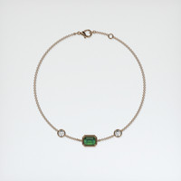 0.98 Ct.Tw. Gemstone Bracelet, 14K Rose Gold 3