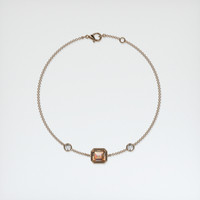 1.15 Ct.Tw. Gemstone Bracelet, 14K Rose Gold 3