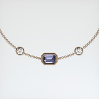 0.98 Ct.Tw. Gemstone Bracelet, 14K Rose Gold 1