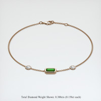 <span>0.67</span>&nbsp;<span class="tooltip-light">Ct.Tw.<span class="tooltiptext">Total Carat Weight</span></span> Gemstone Bracelet, 14K Rose Gold 2