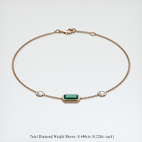 <span>1.03</span>&nbsp;<span class="tooltip-light">Ct.Tw.<span class="tooltiptext">Total Carat Weight</span></span> Gemstone Bracelet, 14K Rose Gold 2