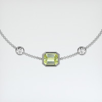 1.13 Ct.Tw. Gemstone Bracelet, 18K White Gold 1