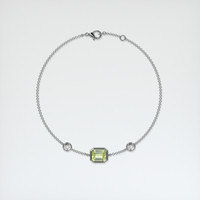 1.13 Ct.Tw. Gemstone Bracelet, 18K White Gold 3