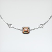 1.15 Ct.Tw. Gemstone Bracelet, 18K White Gold 1