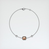 <span>1.15</span>&nbsp;<span class="tooltip-light">Ct.Tw.<span class="tooltiptext">Total Carat Weight</span></span> Gemstone Bracelet, 18K White Gold 3