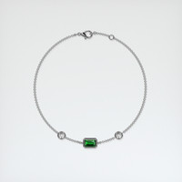 <span>0.67</span>&nbsp;<span class="tooltip-light">Ct.Tw.<span class="tooltiptext">Total Carat Weight</span></span> Gemstone Bracelet, 18K White Gold 3