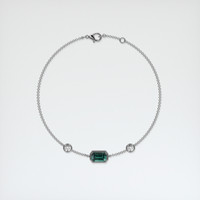 <span>1.03</span>&nbsp;<span class="tooltip-light">Ct.Tw.<span class="tooltiptext">Total Carat Weight</span></span> Gemstone Bracelet, 18K White Gold 3