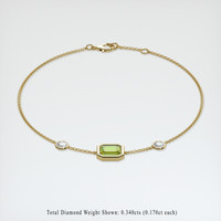 1.13 Ct.Tw. Gemstone Bracelet, 18K Yellow Gold 2