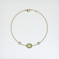 1.13 Ct.Tw. Gemstone Bracelet, 18K Yellow Gold 3