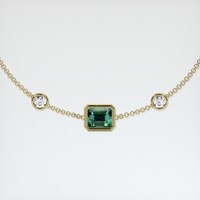 1.04 Ct.Tw. Gemstone Bracelet, 18K Yellow Gold 1