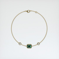 1.04 Ct.Tw. Gemstone Bracelet, 18K Yellow Gold 3