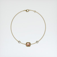 1.15 Ct.Tw. Gemstone Bracelet, 18K Yellow Gold 3