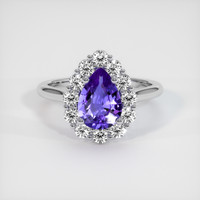 1.14 Ct. Gemstone Ring, Platinum 950 1