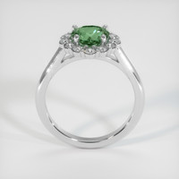 1.07 Ct. Bluish Green Sapphire Ring, Platinum 950 3