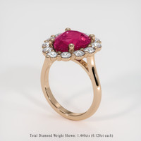 4.60 Ct. Gemstone Ring, 14K Rose Gold 2