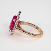 4.60 Ct. Gemstone Ring, 14K Rose Gold 4