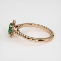 0.61 Ct. Gemstone Ring, 18K Rose Gold 4