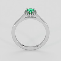 0.41 Ct. Emerald Ring, Silver 3