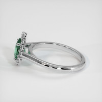 1.14 Ct. Sapphire Ring, 14K White Gold 4