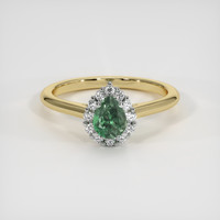 0.61 Ct. Gemstone Ring, 14K White & Yellow 1